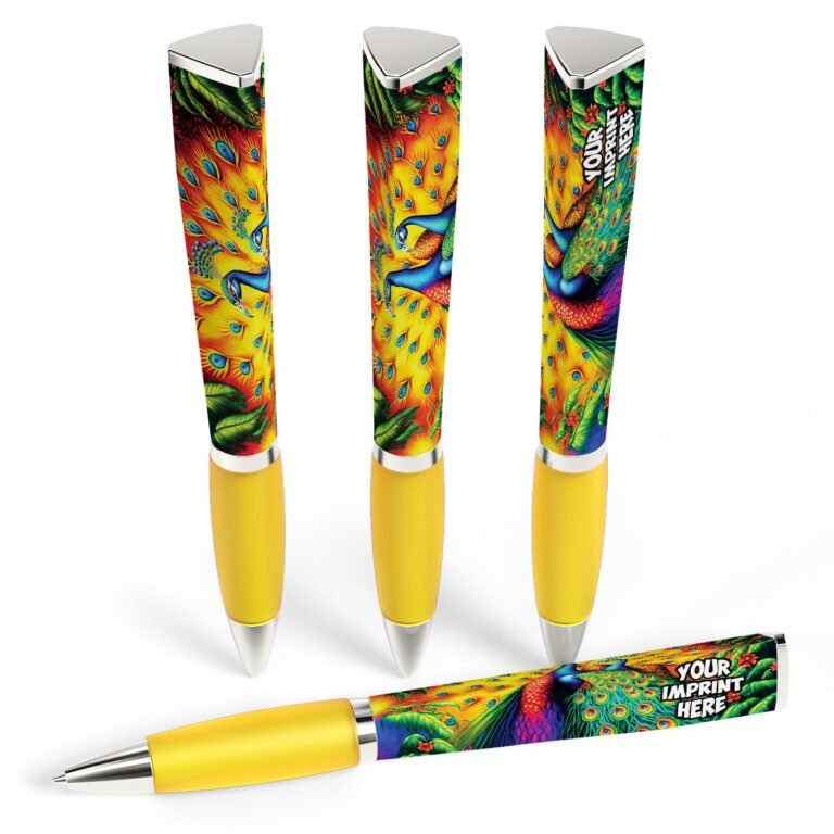 Colorful Peacoks Pen