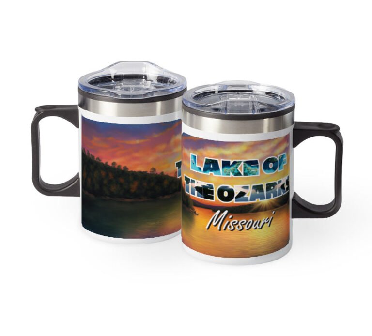 Lake of the Ozarks – orange Sunset Mug