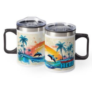 Dolphin Beach Mug