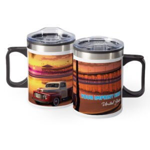 Ford Pickup At Sunset Mug