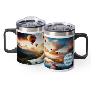 River And Air Balloons Mug