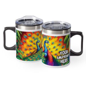 Colorful Peacoks Mug