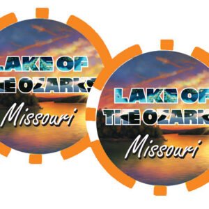 Lake of the Ozarks – orange Sunset Poker