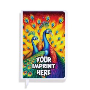 Colorful Peacoks Journal